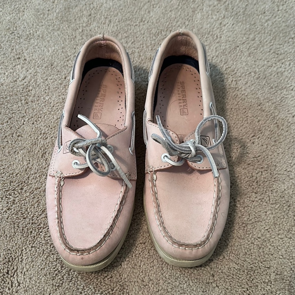 Pink And Bone Sperry Top Sider. Size 7.5 - image 1